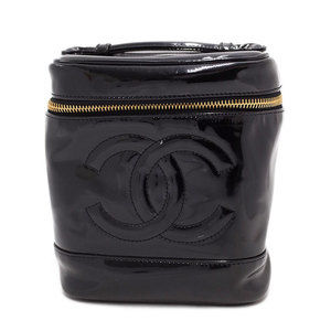 Chanel Cocomark Vanity Bag Case Black